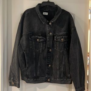 BlackMudtown denim jacket in charcoal, never been worn and tags attached